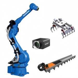 Bras robotique industriel 6 axes de 50 kg pour le chargement/déchargement de machines-outils, l'industrie des pièces automobiles et les applications de haute précision pour moteurs - Product Image 1