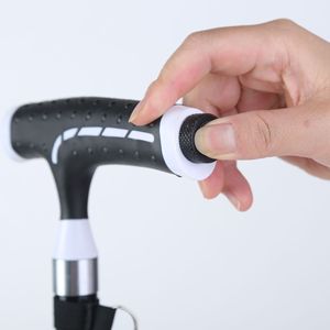 ไม้เท้าเดินป่าแบบยืดหดได้ ทำจากอลูมิเนียมอัลลอยด์ ป้องกันการลื่น พร้อมไฟส่องสว่าง สำหรับผู้สูงอายุ - Product Image 2