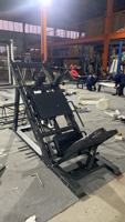 Machine à Squat Commercial ZY Professionnelle à Charge de Plaques pour Entraînement de Force et Musculation du Bas du Corps en Salle de Sport