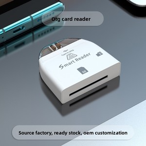 Mô Hình Tư Nhân 2-Trong-1 Loại-C Đầu Đọc Thẻ TGG Cross-Biên Giới SD TF Điện Thoại Di Động Máy Tính Đầu Đọc Thẻ Mới Cho Máy Ảnh Điện Thoại Di Động Sử Dụng - Product Image 3