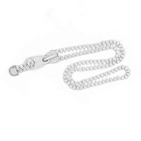 Collier pendentif fermeture éclair en argent 925 avec moissanite et diamants de laboratoire, style Hip Hop pour femme, étincelant et unique