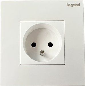 Prise murale électrique moderne <span class=keywords><strong>16A</strong></span>, standard européen, pour la maison et l'usine, en plastique et cuivre, blanc, noir, or - Product Image 1