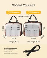 Sac à déjeuner isotherme pliable en polyester pour femme, grande capacité 15,5 L, sac isotherme imperméable avec couvercle triangulaire anti-déplacement, luxe
