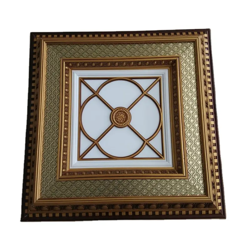 High Quality PS Decorative Ceiling Tile Hotel Roof Designs Classic Artistic Ceiling