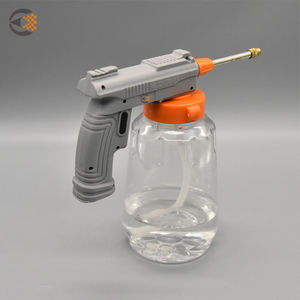 ปืนพ่นละอองน้ำหัวฉีดสีส้มขนาดใหญ่พร้อมแบตเตอรี่4.2V - Product Image 3