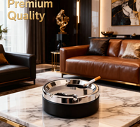 Commande en gros de cigarettes Astray en acier inoxydable, produit de fumage de forme ronde, revêtement en poudre, couleur tendance, taille personnalisée Astray