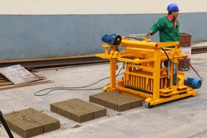 Gute Qualität Maßge schneiderte Qt40-3a Mobile Hollow <span class=keywords><strong>Brick</strong></span> Machine Manuelle Block herstellungs maschine - Product Image 3