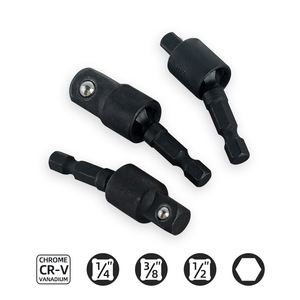 Adaptateur hexagonal vers convertisseur à entraînement carré 1/2 pouce pour connexion de tournevis pneumatique et clé électrique - Product Image 4