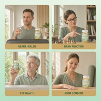 Huile de poisson à haute concentration en gélules molles, oméga-3 960 mg EPA DHA, complément alimentaire, 1 g x 60 capsules pour adultes
