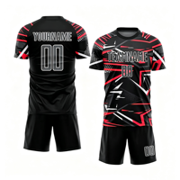 Nouveau Maillot de Football Unisexe pour Designers de Vêtements de Sport, Personnalisable avec Nom d'Équipe, Logo de Marque, Numéros, Impression Numérique, Manches Courtes, Séchage Rapide, Adulte