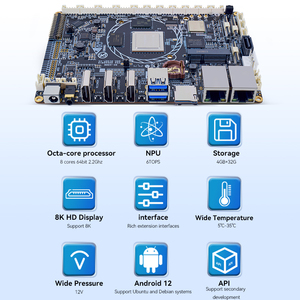Carte mère Android RK3588 pour le développement IA et la console de jeu, utilisant la solution SOC Rockchip pour des performances de jeu optimisées - Product Image 4
