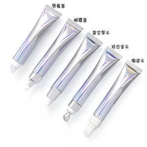 Envase Cosmético de 20 ml, Tubo Flexible Plateado para Brillo Labial, Crema para Ojos, Emulsión, Aleación de Zinc, 20 g, Envase Vacío para Bálsamo Labial, Esencia, Viaje - Product Image 2