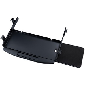 <b>Keyboard</b> Tray With Mousepad Extendable Under Desk <b>Keyboard</b> Stand For Office Computer Desks Modern Simple Design Silent Operation - Product Image 1