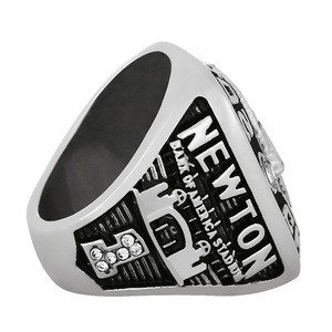 カロライナ・パンサーズサッカー選手権リングノスタルジックなクラシック合金リング - Product Image 3