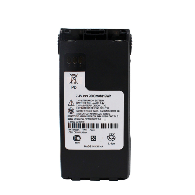 NNTN7335 NNTN7335B 7.4V 2700mAh Li-ion Walkie Talkie Battery with IMPRES Compatible with XTS2500 XTS1500 PR1500 MT1500 PR1500