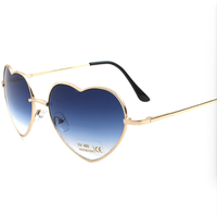 Bettega Heart lunettes de soleil spot love type lunettes progressives Europe et les États-Unis tendance monture en métal lunettes de soleil pour femmes