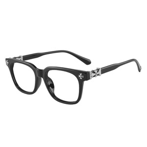 Gafas <span class=keywords><strong>de</strong></span> <span class=keywords><strong>Lectura</strong></span> Unisex <span class=keywords><strong>de</strong></span> Estilo Europeo Americano 2273, Montura Cuadrada, <span class=keywords><strong>Lentes</strong></span> Transparentes, Montura Negra Clásica, <span class=keywords><strong>para</strong></span> Presbicia, <span class=keywords><strong>para</strong></span> Rostro Ovalado - Product Image 5