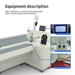 Machine à souder les rubans de rideaux professionnelle EISENKO - Haute efficacité, automatique, 220V, contrôlée par PLC, pour la fabrication de rideaux larges - Product Image 4