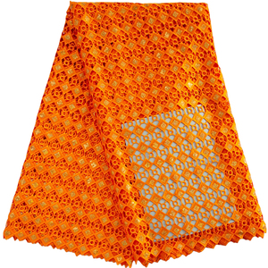 3598 Cordón de <span class=keywords><strong>guipur</strong></span> de buena calidad con lentejuelas NewStyle tela de encaje Soluble en agua africana para coser vestidos <span class=keywords><strong>Midi</strong></span> de fiesta de lujo - Product Image 1