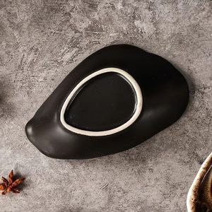 הסיטונאי 5 אינץ 'יפני רטרו קרמיקה פורצלן קינוח מלון סושי צלחת צלחת מלון Dinnerware - Product Image 5