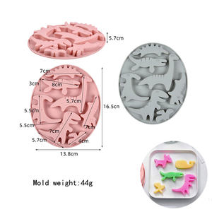 <span class=keywords><strong>Moule</strong></span> de complément de qualité alimentaire pour bébé, bricolage, 5 pièces, petits outils de cuisson pour biscuits de dinosaure, <span class=keywords><strong>moule</strong></span> spécial pour gâteaux de riz en forme de cœur - Product Image 5