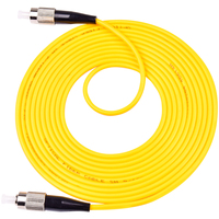 FC to FC Single Mode Simplex Fiber Optic Patch Cord Jumper Cable for FTTH and 5G Telecommunication Networks