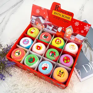 AYOYO OEM Christmas Toy Bath Salt Ball Set Bath Salt Explosion Salt ammollo Bath Ball