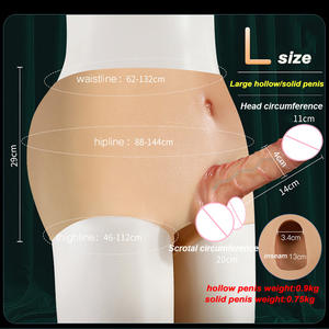 Bestseller Tragbarer <span class=keywords><strong>Dildo</strong></span>-Slip aus Silikon Weiches Penis-Spielzeug für Männer und Frauen Lesbisches Masturbations-Tool - Product Image 5