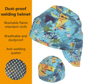 PPE 땀 위킹 통기성 난연 헬멧 하드 모자 안감 아메리칸 스타일 유행 용접기 먼지 모자 용접 캡 - Product Image 2