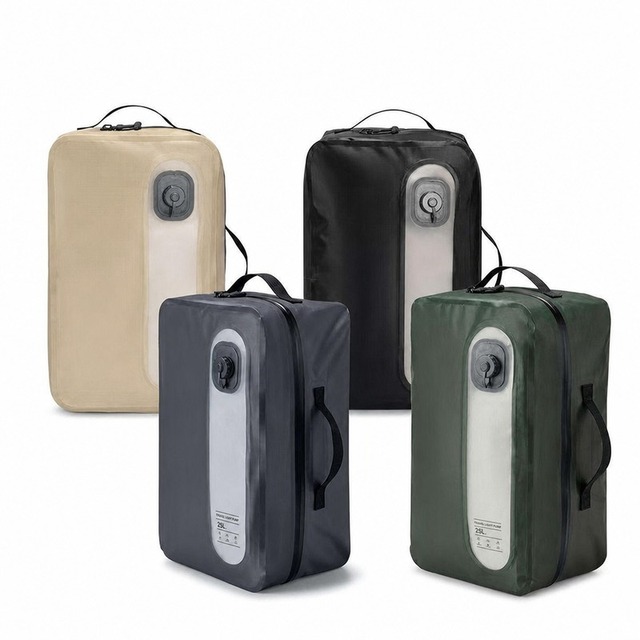 Wholesale Factory Fashion Geometric TPU Vacuum Compression Bags Luggage Liner Airtight Storage Convenient Waterproof Travel Bags