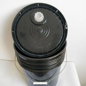 5 gallon Nhựa thùng <span class=keywords><strong>Chevron</strong></span> màu Tear-Tab Thùng chứa Nắp W/Gasket, flexspout & poly cắm - Product Image 5