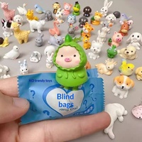 Micro Mini Figurines d'animaux en résine, sachet surprise, cadeau pour enfants, unisexe, original, pour les 5-14 ans et plus, fabriqué en Chine