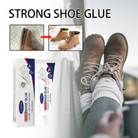 Colle à chaussures résistante à l'usure, forte, imperméable, transparente, en polyuréthane souple, adhésif puissant pour la réparation des baskets endommagées