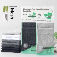 7530 Chaussettes mi-mollet en coton pour hommes, chaussettes d'été en maille respirante, absorbant la sueur, couleur unie, bactériostatiques pour hommes