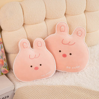 Coussin de taille ours et lapin en peluche dessin animé oreiller de lit tortue complet Super doux Collection Tatami en gros