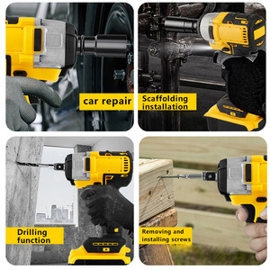 OEM/ODM 1/2 Jeu de clés à chocs sans fil avec moteur sans balais et batterie au lithium 350NM Outils électriques - Product Image 5