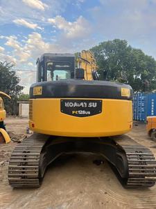 Excavatrice sur chenilles Komatsu Pc128US-2EO Jaune Mini pelle hydraulique de construction 12 tonnes - Product Image 4