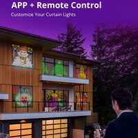 Luces LED Inteligentes Programables de Alta Calidad para Cortinas, Multi-Especificaciones para Decoración del Hogar, Conectividad USB, Control por Voz
