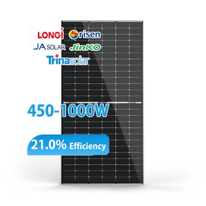 JA/Longi/dmega eu stock full black 400W singolo pannello solare monocristallino br 410 solare W 420W 430W 450W 500W pannelli solari - Product Image 2