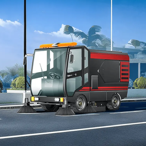 Easy Walk Behind Motor <b>Brush</b> Park Road Cleaning Sidewalk Push <b>Power</b> Street Industrial Floor - Product Image 5