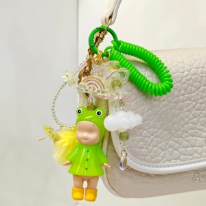 พวงกุญแจวันฝนตกแบบดั้งเดิม DIY พวงกุญแจสั่งทำได้  งานแฮนด์เมดสุดฮิต  จี้ห้อยกระเป๋าผู้หญิง - Product Image 3