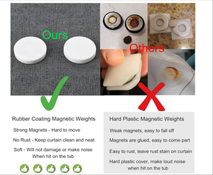 Zware industriële magnetische douchegordijn gewichten, waterdicht, extra sterke magneten voor industrieel gebruik - Product Image 3