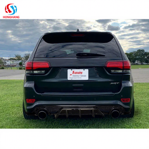 Difusor Trasero de PP para Automóviles Chaoshenghang, Compatible con <span class=keywords><strong>Jeep</strong></span> <span class=keywords><strong>Grand</strong></span> <span class=keywords><strong>Cherokee</strong></span> <span class=keywords><strong>SRT</strong></span>, Difusor Trasero 2015-2021, Labio de Parachoques Trasero - Product Image 4