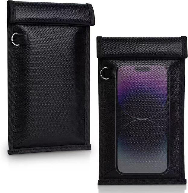 Waterproof Faraday Fireproof Bags for Cell Phones & GPS Signal Blocking Pouch with RFID & GPS Shield for Car Keys