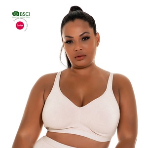 Reggiseno Ultra Sottile Senza Ferretto in Cotone, Taglie Forti, Lingerie Intima - Product Image 1