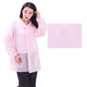 Blouse de laboratoire blanche pour hommes, non tissée, pour infirmiers et personnel hospitalier - Product Image 1