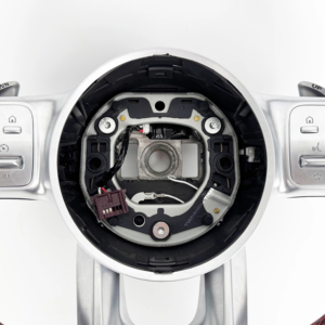 Volant en cuir personnalisé pour Mercedes AMG ClS CLA GLC a <span class=keywords><strong>E</strong></span> S C <span class=keywords><strong>Class</strong></span> G63 C43 ML SL W202 W203 W204 W205 W206 W207 W166 - Product Image 4