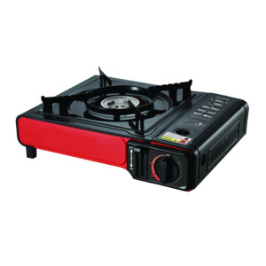 indoor outdoor portable burner camping gas cooker butane gas stove with plastic box