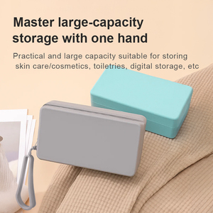Pochette de rangement pour cosmétiques légère, sans BPA, écologique, grande capacité, imperméable, avec fermeture éclair, sacs de rangement pour maquillage, sac de rangement en silicone - Product Image 5
