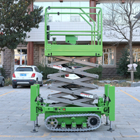 Envío Gratuito, Elevador de Tijera Autopropulsado Portátil para Vehículos Pequeños, de 4m, 6m, 8m, 10m, 12m, 14m, 16m, con Certificación CE